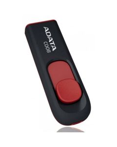Clé USB ADATA C008 16Go USB 2.0 Rétractable Noir Rouge