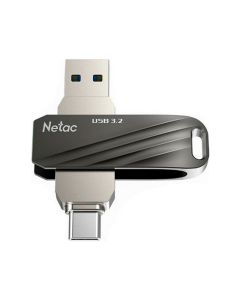 Clé USB NETAC DUAL 64Go OTG USB TYPE-C 3.2 - Noir