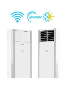 Climatiseur Armoire Inverter GREE 48000 BTU Chaud Froid Smart -Blanc