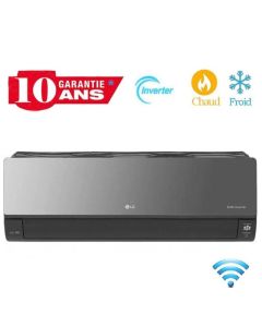 Climatiseur Dual Inverter LG 24000BTU Chaud Froid ARTCOOL Mirror Wifi