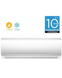 Climatiseur Midea 12000 BTU Chaud & Froid - Gaz R410A Silencieux