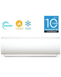 Climatiseur Midea Inverter 12000 BTU Chaud & Froid - Économique & Silencieux