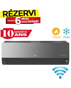 Climatiseur Dual Inverter LG 24000BTU Chaud Froid ARTCOOL Mirror WiFi - Garantie 3ans