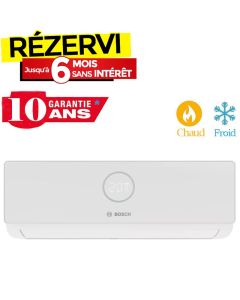 Climatiseur Inverter BOSCH S5000I 24000BTU Chaud/Froid Smart - Garantie 10ans