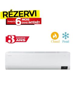 Climatiseur Inverter  Samsung 24000 BTU Technologie WindFree Chaud Froid Wifi - Garantie 3ans