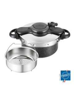 Cocotte 2EN1 SEB ClipsoMinut Ultra Resist 5 Litres - Noir