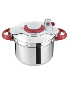 Cocotte Clipso TEFAL Minute Easy 6 Litres - Rouge & Blanc