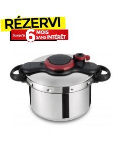  Cocotte Clipso TEFAL Minute Easy 7.5 Litres - Noir & Inox