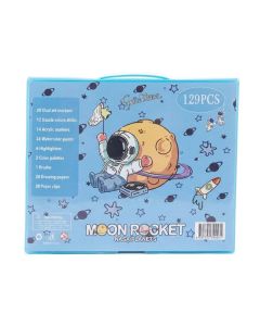 Coffret de Coloriage pour Enfants Artiste 129 Pièces Multicolore