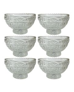 Coffret de 6 Bols à Fruits En Verre CITY GLASS Czech