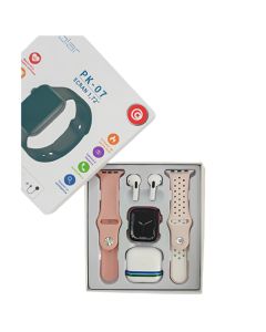 Coffret POLAR PK07 Montre Connectée + Airpods + 2 Ceintures - Rose