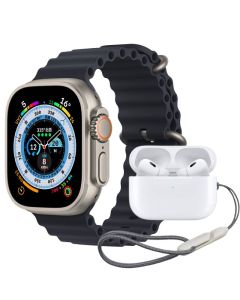 Coffret HAINO TEKO Montre Connectée GP8 + 2 Ceintures + Airpods 