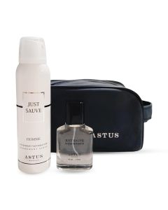 Coffrets Homme ASTUS Déodorant Just Sauve + Parfum Just Sauve + Pochette 