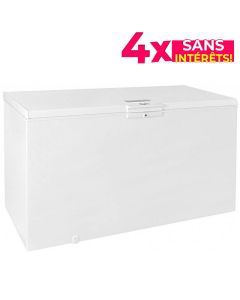 Congélateur WHIRLPOOL horizontal WHE3933 6éme SENS 390 Litres – Blanc