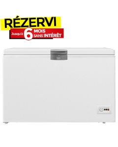 Congélateur Horizontal BEKO HSM41542 400L Avec Serrure - Blanc