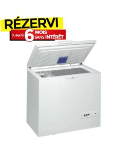 Congélateur Horizontal WHIRLPOOL CF350A2 400 Litres - Blanc