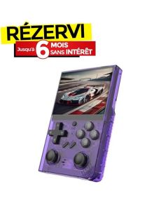 Console de Jeu D-R35 Plus Portable - Transparent Purple
