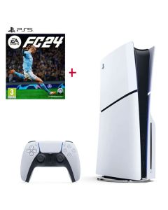 Console De Jeux SONY Playstation 5 Slim + Jeux FIFA FC24