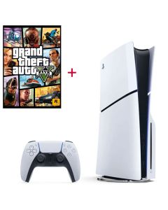 Console De Jeux SONY Playstation 5 Slim + Jeux GRAND THEFT AUTO V