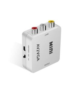 Convertisseur TREQA RCA Vers VGA - Blanc