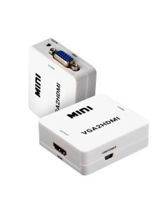 Convertisseur TREQA VGA Vers HDMI - Blanc