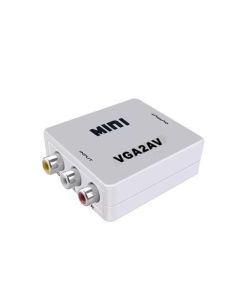 Convertisseur TREQA VGA Vers RCA - Blanc