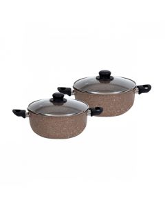 Set De 2 Faitouts COOK'ART 18cm&22cm - Brown