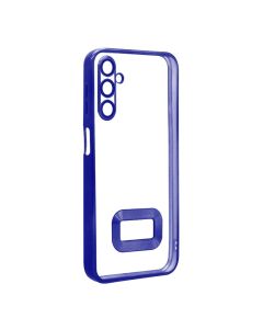 Coque Transparent Pour Smartphone SAMSUNG A24 Avec Contour Bleu