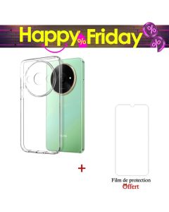 Coque Transparente Pour XIAOMI Redmi A3 + Film De Protection HD+