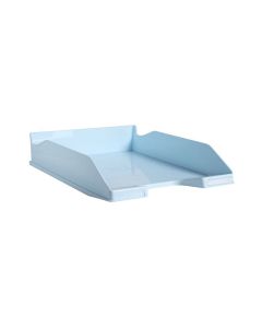 Corbeille à Courrier FAIBO Pleine Opaque -  Bleu Pastel (93P037)