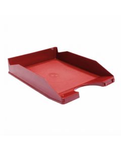 Corbeille à Courrier Rouge FAPI Pleine OPAQ | Rangement Bureau