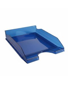 Corbeille à Courrier FAPI Pleine Translucide - Bleu Foncé(93TR-62)