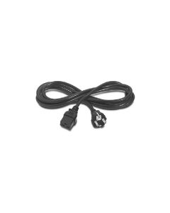 Cordon D'alimentation AC CE Male / IEC C19 180 Cm - Noir