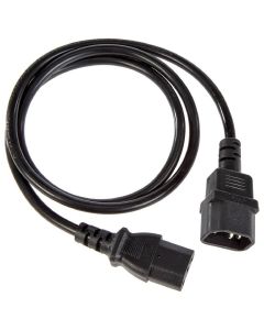Cordon D'alimentation AC IEC C14 / IEC C13 180CM - Noir