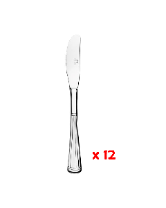COUTEAUX DE TABLE SÉRIE AMBER WINOX 12 PIÈCES - INOX 1810