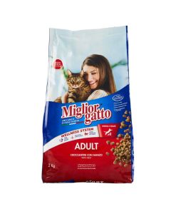 Croquettes complètes Miglior Gatto Adult au bœuf 2 kg - 8007520105224