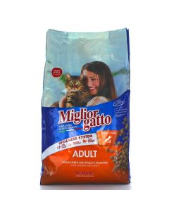 Croquettes complètes Miglior Gatto 8007520105200 au poulet 2 kg
