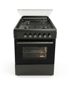 Cuisinière à Gaz CL CL66NVR-TC 4 Feux 60cm - Noir