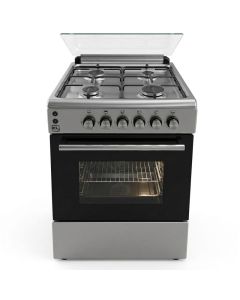 Cuisinière à Gaz CL CL66SVR-TC 4 Feux 60cm - Silver