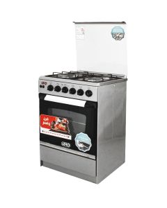 Cuisinière à Gaz UNO C5555S3V-FC-447 4 Feux - Inox