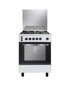 Cuisinière Maxwell 60cm Inox – 4 Feux Gaz & Four Électrique