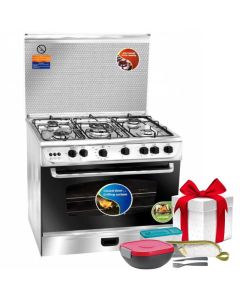 Cuisinière à Gaz UNIONAIRE GAS-C6090SS-1SC 90 cm 5 Feux – Inox