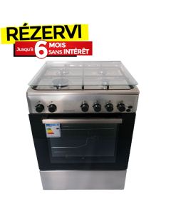 Cuisinière à Gaz ARTHUR MARTIN AME60IX 60cm 4 Feux - Inox