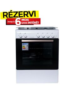 Cuisinière à Gaz ARTHUR MARTIN AMG60BL 60cm 4 Feux - Blanc
