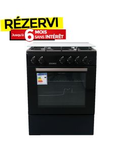 Cuisinière à Gaz ARTHUR MARTIN AMG60N 60cm 4 Feux - Noir
