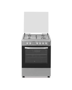 Cuisinière à Gaz BRANDT BGE6241X 60 cm 4 Feux - Inox