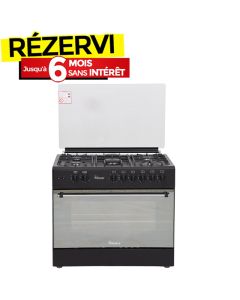 Cuisinière à Gaz PROCOOK TG6950NF 90cm 5 Feux - Noir