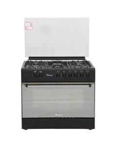Cuisinière à Gaz PROCOOK TG6950NF 90cm 5 Feux - Noir