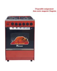 Cuisinière à Gaz UNIONAIRE GAS-C5555SR 4 Feux - Rouge