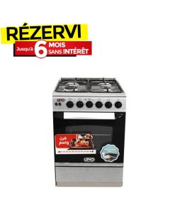 Cuisinière à Gaz UNIONAIRE C5555S3V-FC-447 4 Feux - Inox
